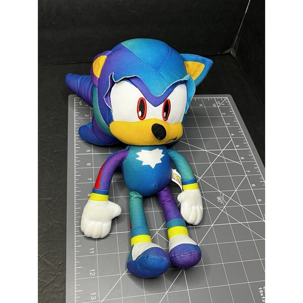 Sonic The Hedgehog 2012 Sonic Plush Gradient 8” Inch Toy Factory SEGA Red Eyes